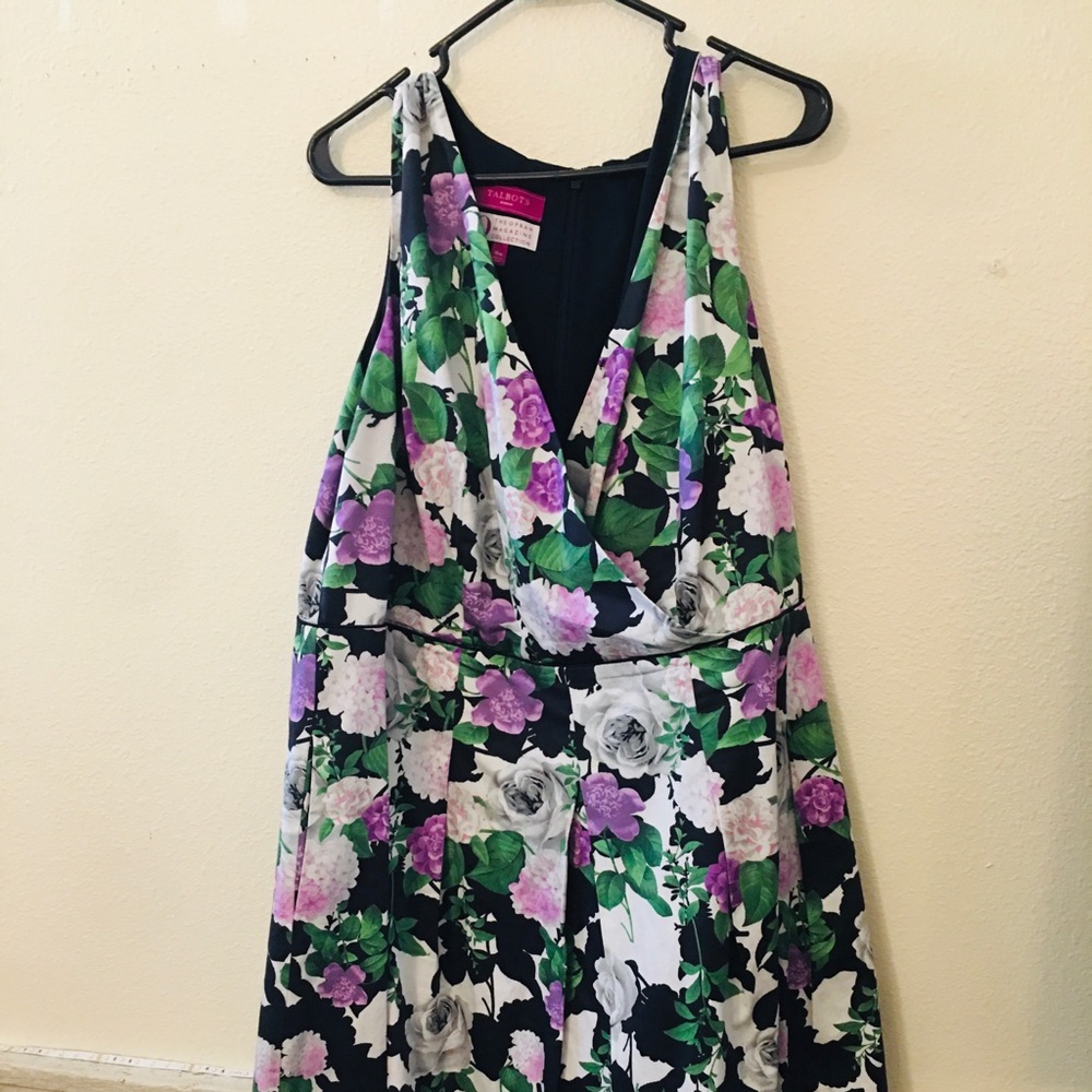 Talbots Floral Dress 16 W